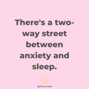 Anxiety sleep